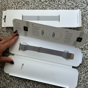 40mm Milanese Loop Apple Watch Band - Silver